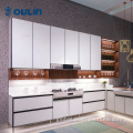 Glass Kitchen Cabinet Modern minimalist style high quality home kitchen cabinet Manufactory